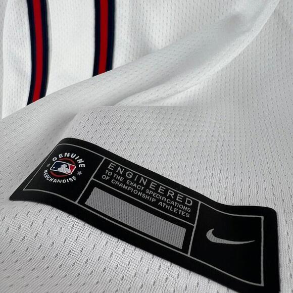 Nike Atlanta Braves Women’s Home Jersey Carter #3 White MLB Limited Size L 14/16 - Picture 5 of 8